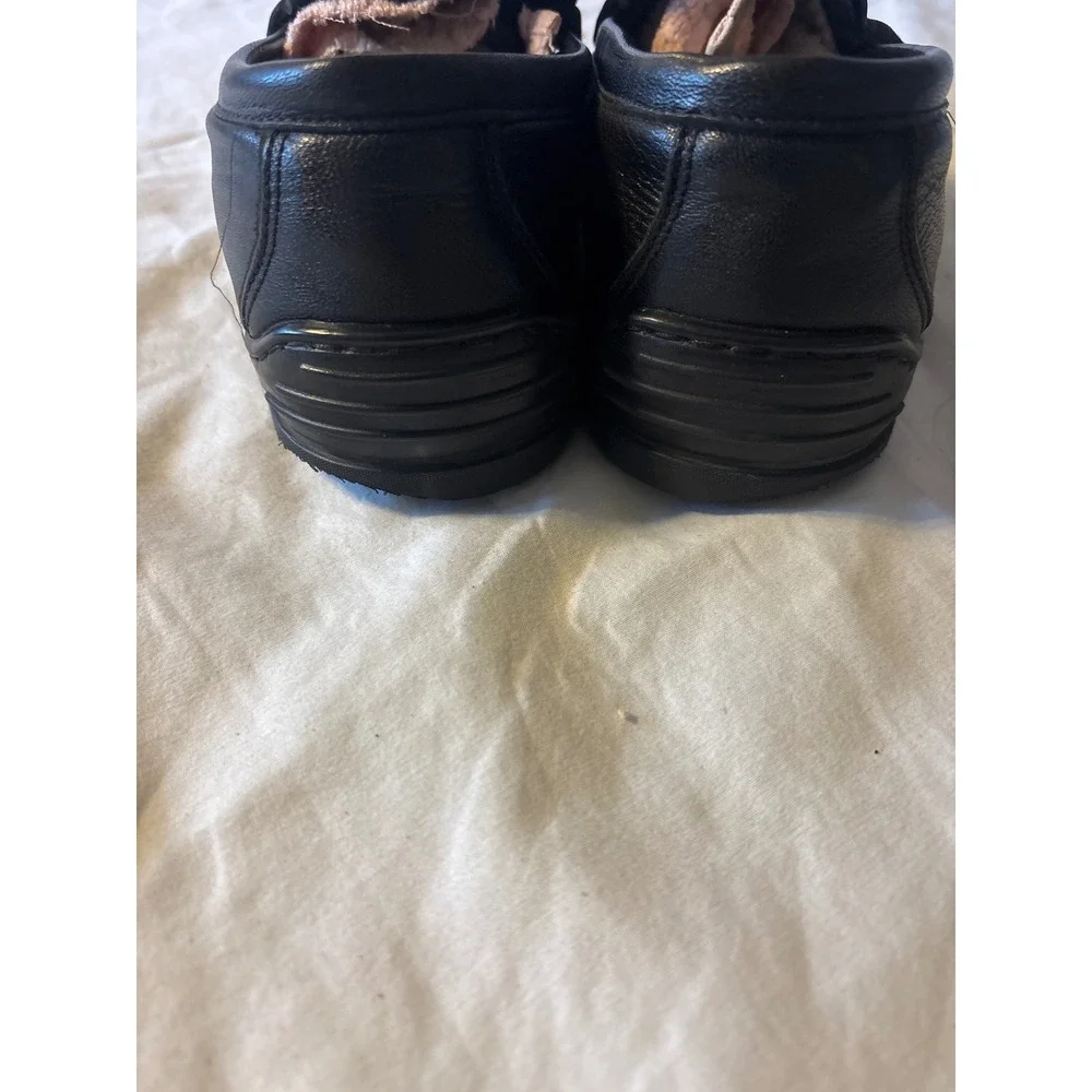 Pierre Cardin Loafers Men 43 Black Fair Leather Horsebit Slip On Dress Shoes